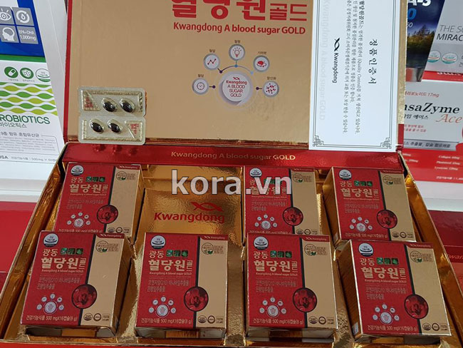 Cách sử dụng Kwangdong A blood sugar GOLD 혈당원 골드 Hàn Quốc